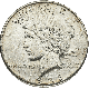AMERICAN SILVER DOLLAR CLEANED/EXCESSIVE WEAR