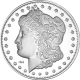 1 OZ SILVER ROUND MORGAN HIGHLAND MINT