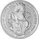 2018 2 OZ SILVER QUEENS BEAST UNICORN